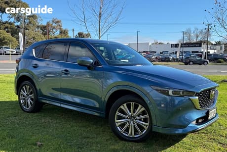 Blue 2023 Mazda CX-5 Wagon G25 Akera (Awd)