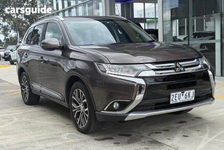 Brown 2017 Mitsubishi Outlander Wagon Ls (4X2)