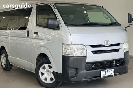 Silver 2016 Toyota HiAce Van Lwb