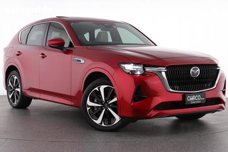 Red 2025 Mazda CX-60 Wagon P50E Azami Phev