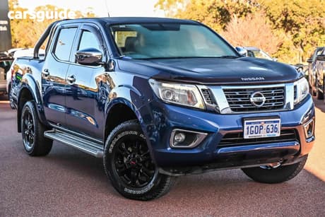 Blue 2017 Nissan Navara Dual Cab Utility St (4X4)