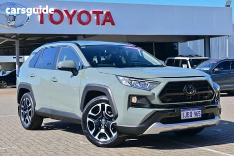 Green 2021 Toyota RAV4 Wagon Edge (Awd)