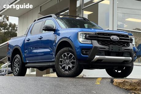 Blue 2025 Ford Ranger Double Cab Pick Up Wildtrak 3.0 (4X4)