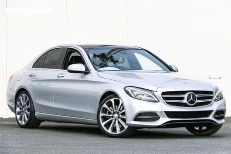 Silver 2015 Mercedes-Benz C300 Sedan Bluetec Hybrid