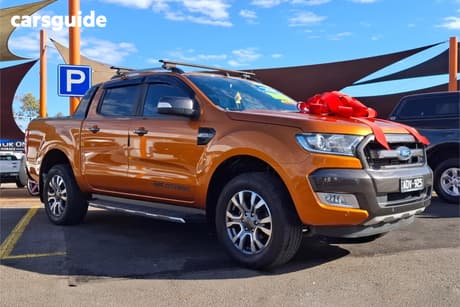 Orange 2017 Ford Ranger Dual Cab Pick-up Wildtrak 3.2 (4X4)