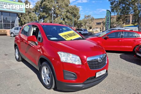 Red 2016 Holden Trax Wagon Ls
