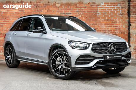 Silver 2022 Mercedes-Benz GLC300 Wagon 4Matic