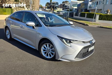 Silver 2022 Toyota Corolla Sedan Sx Hybrid