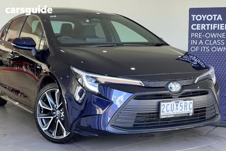 Blue 2025 Toyota Corolla Sedan Zr Hev