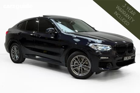 Black 2019 BMW X4 Coupe Xdrive20I M Sport