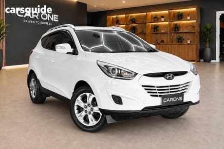 White 2015 Hyundai IX35 Wagon Active (Fwd)