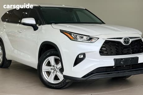 White 2022 Toyota Kluger Wagon Gx Awd