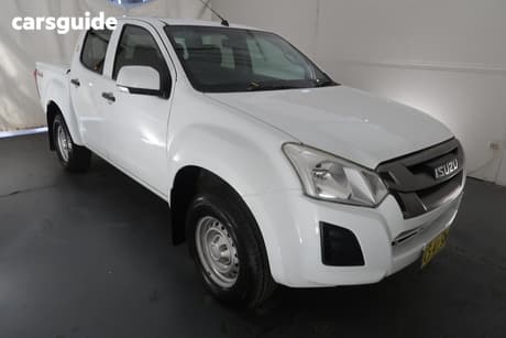 White 2020 Isuzu D-MAX Crew Cab Utility Sx Hi-Ride (4X2)