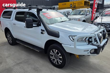 White 2017 Ford Ranger Dual Cab Utility Xlt 3.2 (4X4)