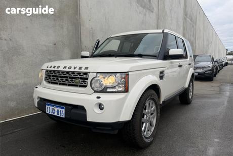 White 2010 Land Rover Discovery 4 Wagon 2.7 Tdv6