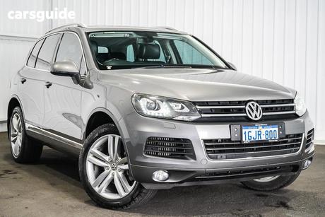 Grey 2014 Volkswagen Touareg Wagon V6 Tdi