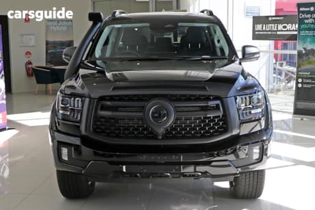 Black 2026 GWM Cannon Alpha Dual Cab Utility Ultra Phev (4X4)