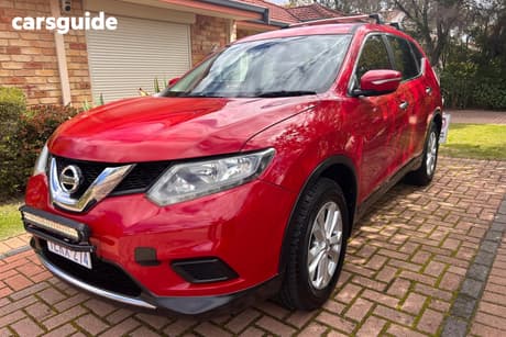 Red 2014 Nissan X-Trail Wagon St 7 Seat (Fwd)