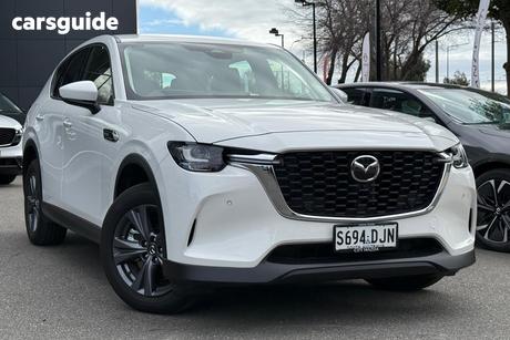 White 2025 Mazda CX-60 Wagon P50E Evolve Phev