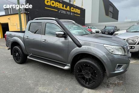 Grey 2015 Nissan Navara Dual Cab Utility St-X (4X4)