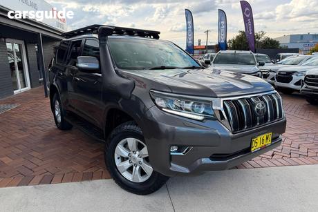 Grey 2020 Toyota Landcruiser Prado Wagon Gxl