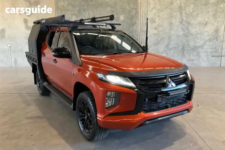 Orange 2022 Mitsubishi Triton Double Cab Pick Up Gsr (4X4)