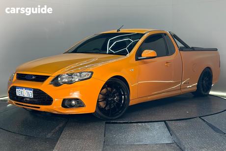 Orange 2013 Ford Falcon Ute Ute Tray XR6 TURBO R