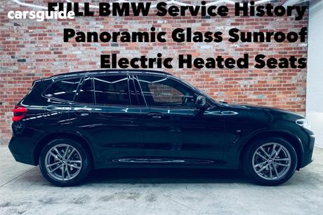Black 2020 BMW X3 Wagon Xdrive20D Xline