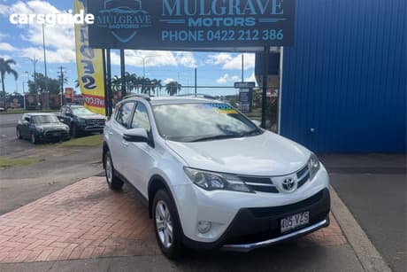 White 2013 Toyota RAV4 Wagon Gxl (4X4)