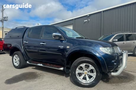 Blue 2011 Mitsubishi Triton Double Cab Utility Glx-R (4X4)