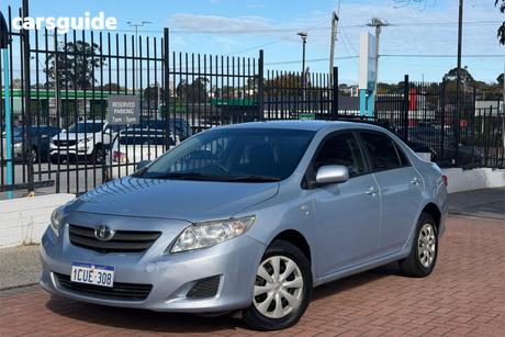 Blue 2007 Toyota Corolla Sedan Ascent
