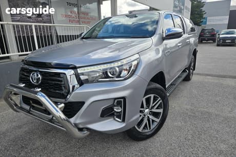 Silver 2018 Toyota Hilux Double Cab Pick Up Sr5 (4X4)