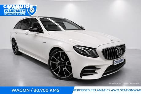 White 2018 Mercedes-Benz E-CLASS SUV E53 4MATIC+ AWD STATIONWAGON