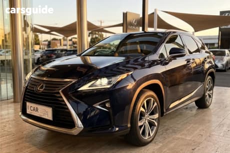 Blue 2018 Lexus RX350L Wagon Luxury
