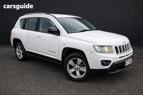 White 2012 Jeep Compass Wagon Sport (4X4)