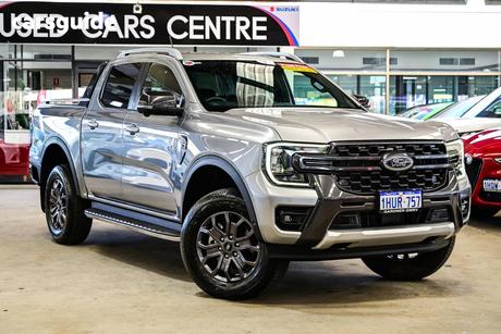 Silver 2022 Ford Ranger Double Cab Pick Up Wildtrak 3.0 (4X4)
