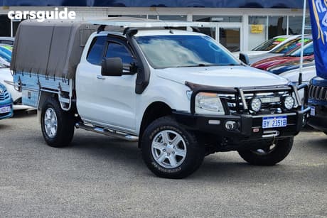 White 2013 Ford Ranger Super Cab Utility Xlt 3.2 (4X4)