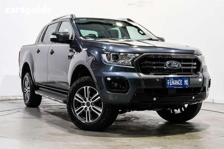 Grey 2022 Ford Ranger Double Cab Pick Up Wildtrak 3.2 (4X4)