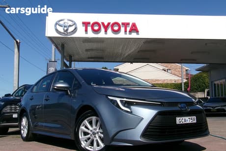 Grey 2025 Toyota Corolla Sedan Ascent Sport Hev