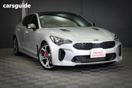 Silver 2018 Kia Stinger Sedan Gt (Black Leather)