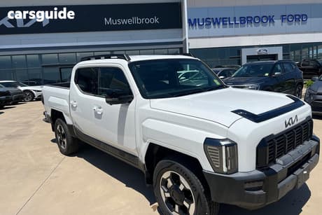 White 2025 Kia Tasman Double Cab Pick Up X-Line (4X4) (0.9T) Bdy Fender