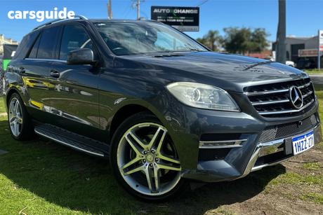 Grey 2014 Mercedes-Benz ML SUV ML250 BLUETEC 4X4