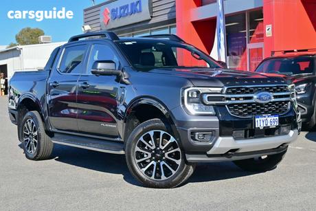 Grey 2023 Ford Ranger Double Cab Pick Up Platinum 3.0 (4X4)