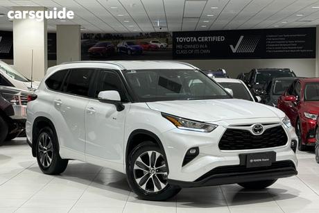 White 2025 Toyota Kluger Wagon Gxl Hybrid Awd