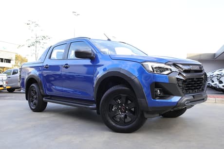 Blue 2025 Isuzu D-MAX Crew Cab Utility X-Terrain (4X4)