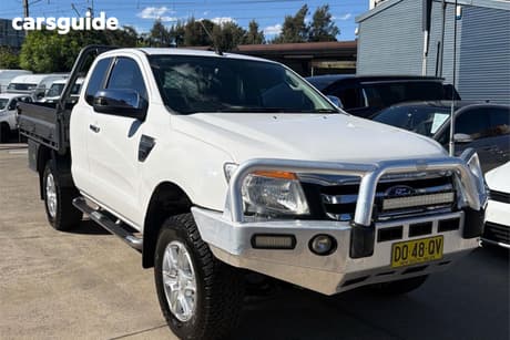 White 2013 Ford Ranger Super Cab Utility Xlt 3.2 (4X4)