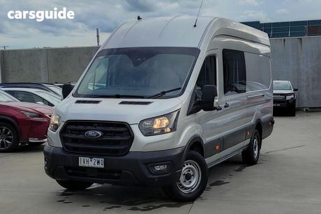 Silver 2021 Ford Transit Van 350E Jumbo (Rwd) Srw