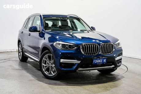 Blue 2019 BMW X3 Wagon Xdrive20D