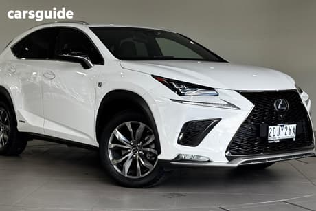White 2018 Lexus NX300H Wagon F Sport Hybrid (Fwd)