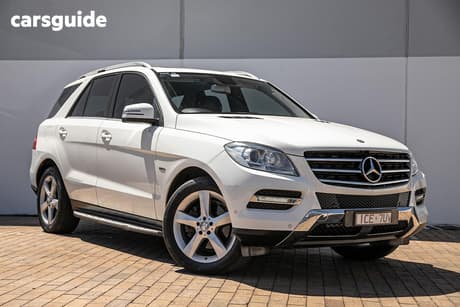 White 2012 Mercedes-Benz ML250 Wagon Cdi Bluetec (4X4)